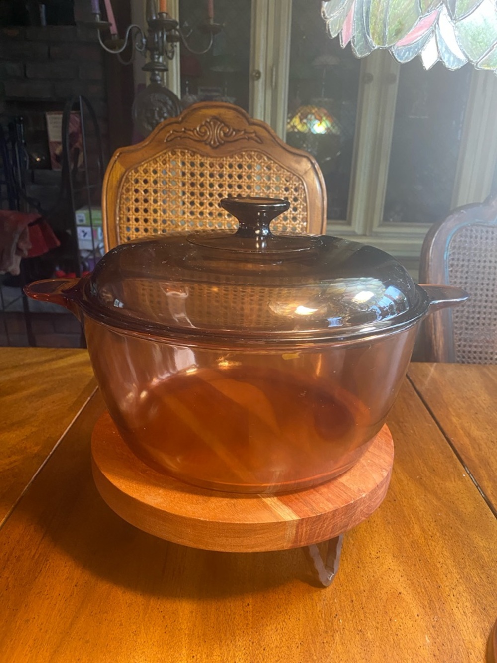 Corning Visions 4.5 Amber Glass Stock Pot - Picture 9 of 10